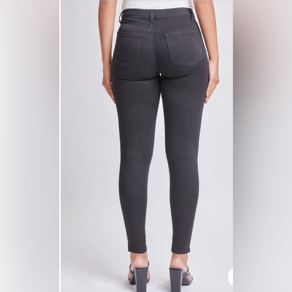 YMI Distressed Black Skinny Jeans